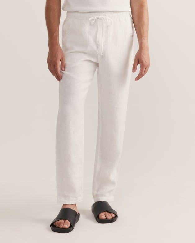 Mens linen drawstring pants sale australia