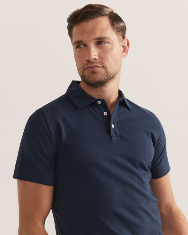 Mens soft polo shirts hot sale