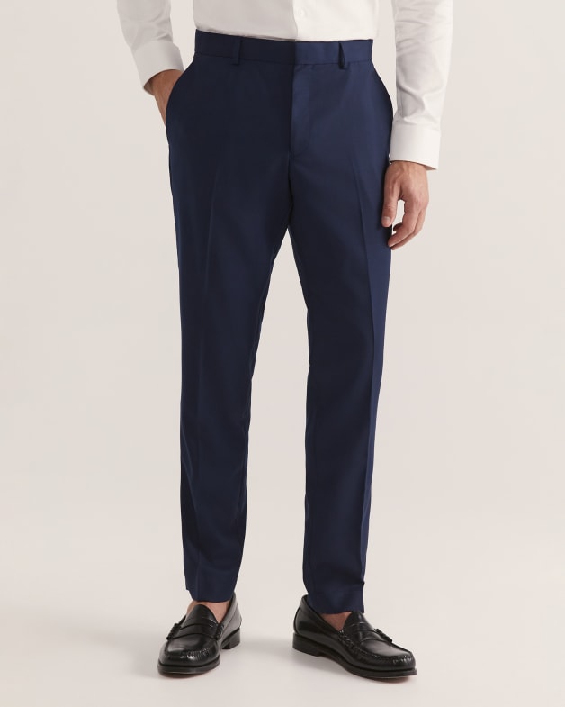 Express Men, Extra Slim Light Blue Linen-Cotton Blend Suit Pant in Light  Blue