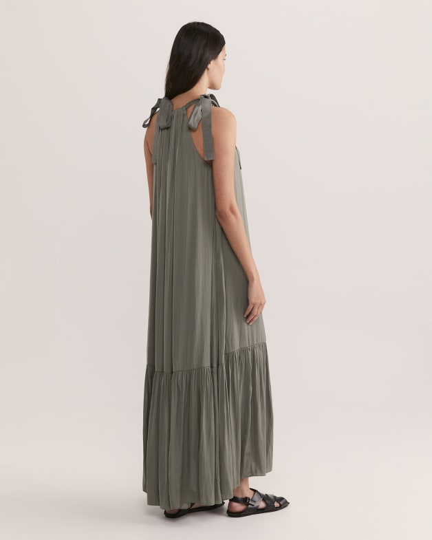 Green leaf sales maxi dress