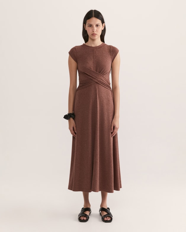 Twist-front Dress