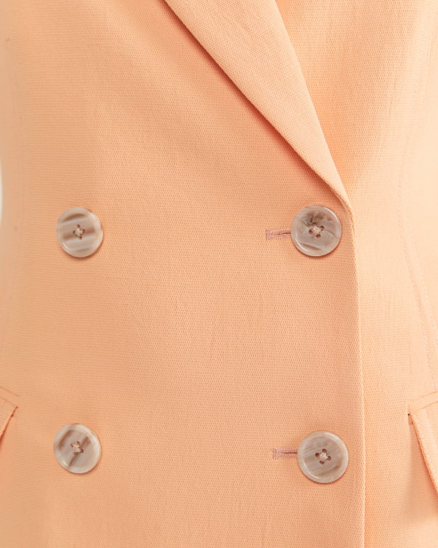 Orange blazer dress cheap