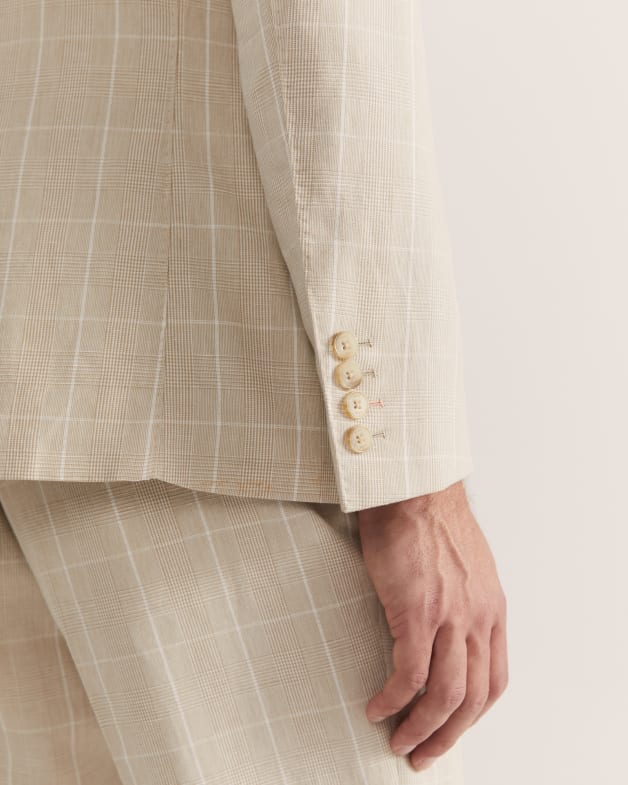 Hawke Cotton Linen Suit Jacket - SABA