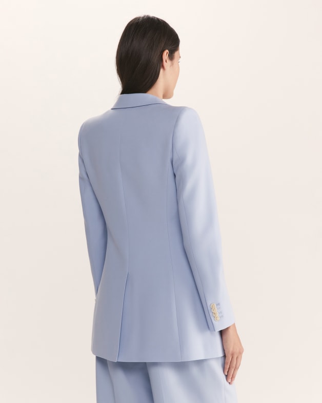 Longline on sale blue blazer