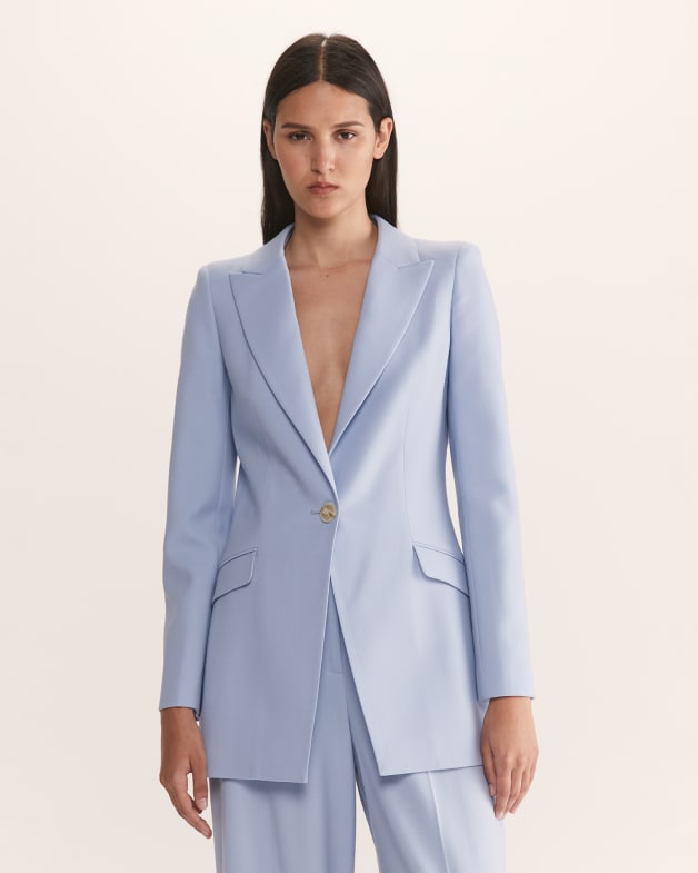 Blue longline 2025 blazer