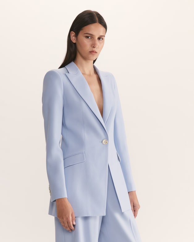 Celeste Wool Longline Blazer SABA
