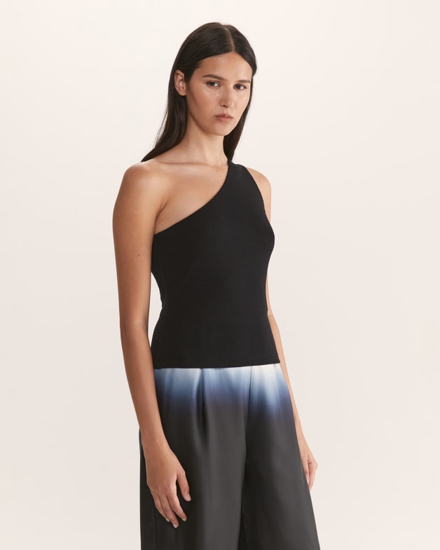 One shoulder tank tops 2025