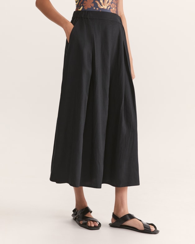 Black midi skirt david jones store