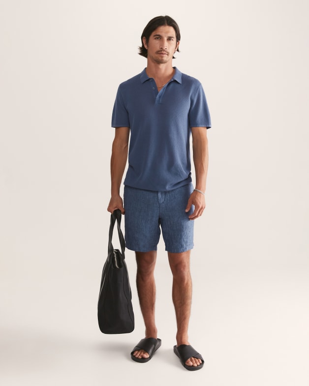 Polo linen shorts online