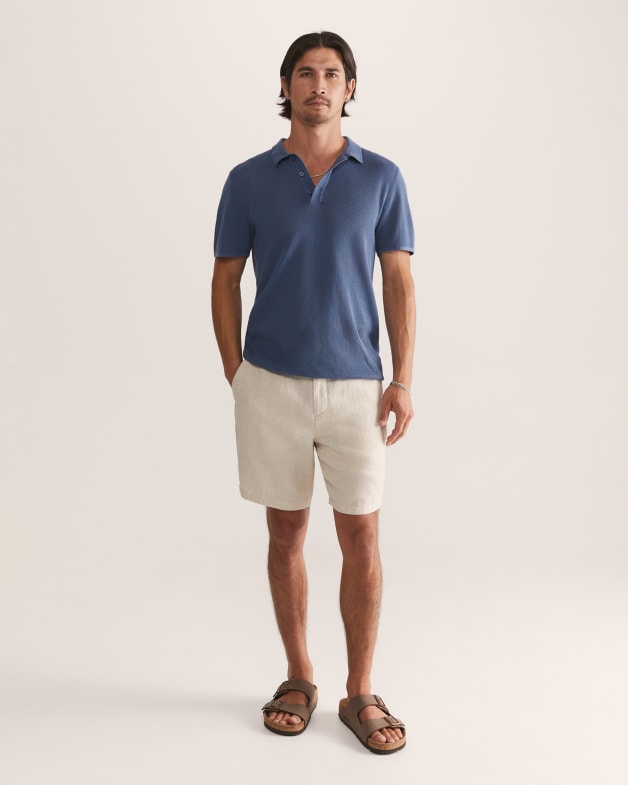 Polo linen shop shorts