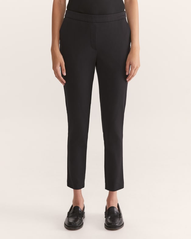 Pull on black discount ankle pants
