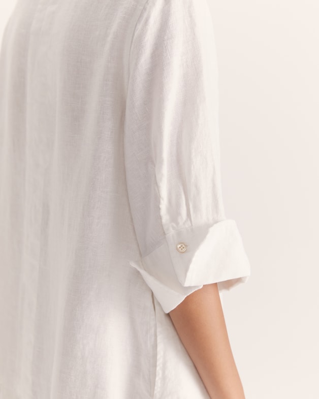 Lila Linen Shirt Dress SABA