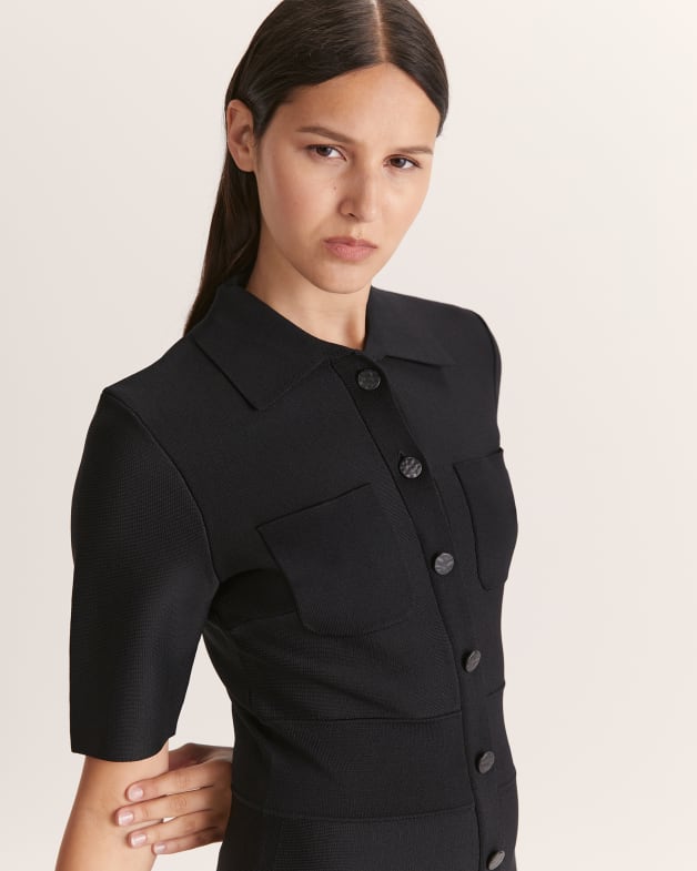 Button up collared dress hotsell