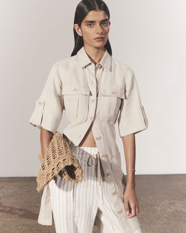 Belted hot sale shirt dress
