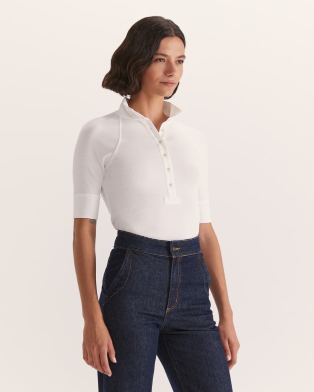 Half sweater sales half shirt