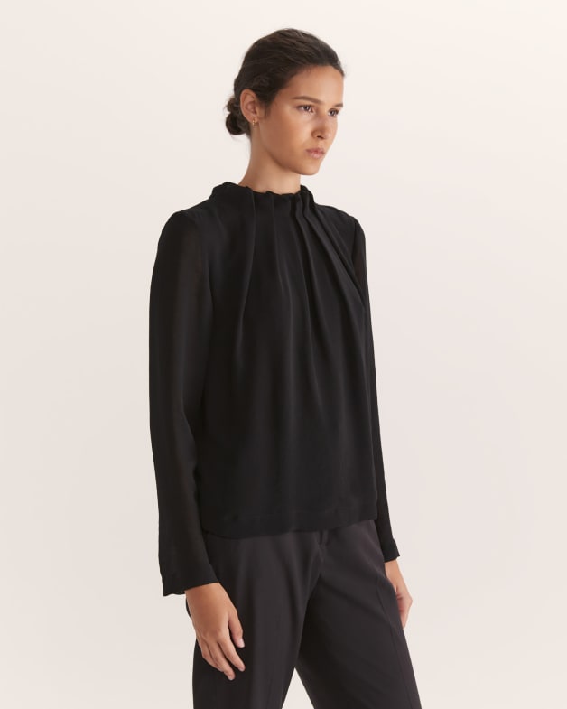 Willa High Neck Long Sleeve Top SABA