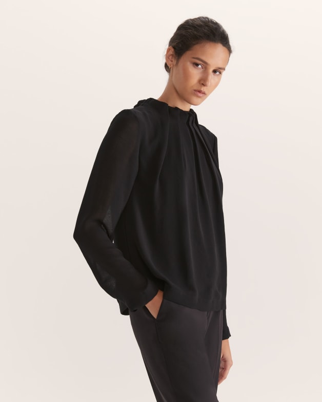 Willa High Neck Long Sleeve Top SABA