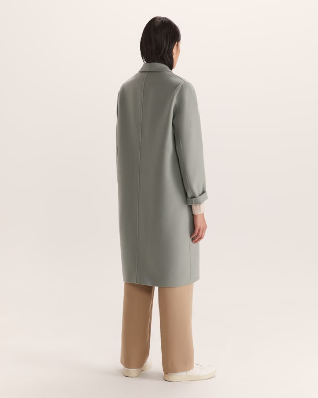 Kayla Wool Short Coat in Willow SABA