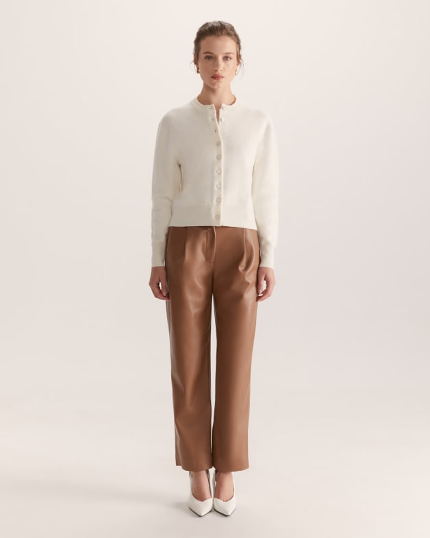 Boiled wool cardigan womens clearance