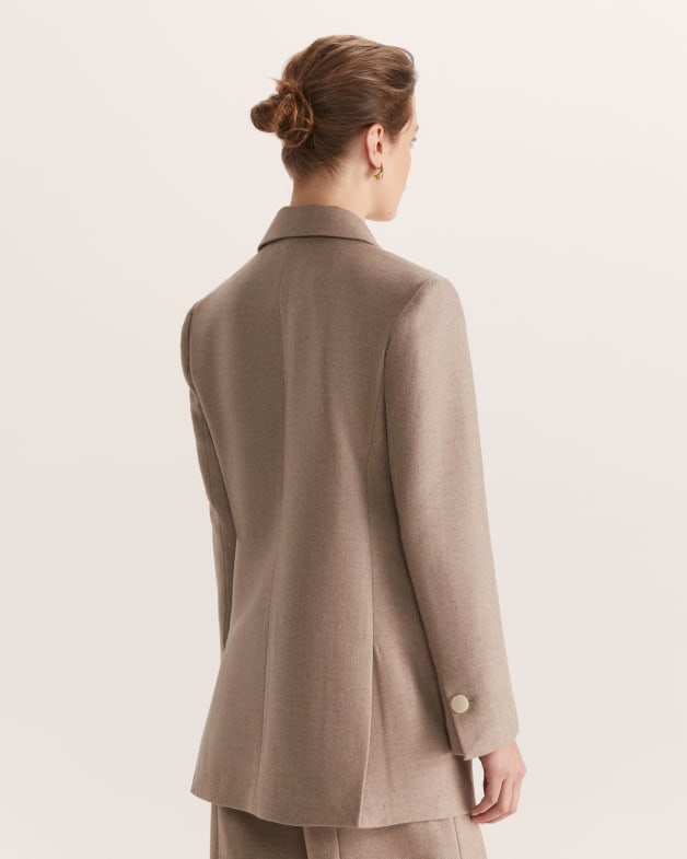 Wool blazer coat outlet