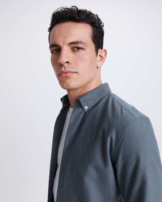 Sam Oxford Shirt in Petrol SABA