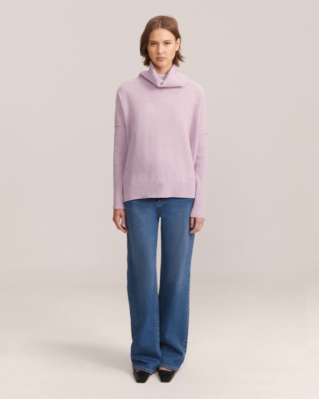 Saba claudia roll neck top