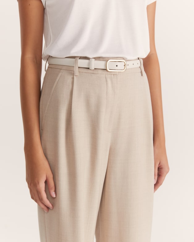 Ladies cream belts cheap