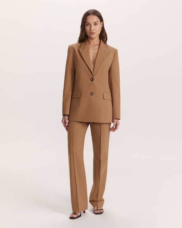 Tahnee Wool Blend Jacket in Camel SABA