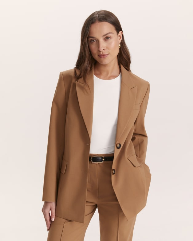 Tahnee Wool Blend Jacket in Camel SABA