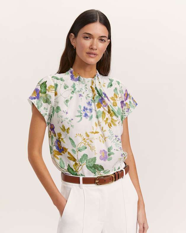 Silk short sleeve shop