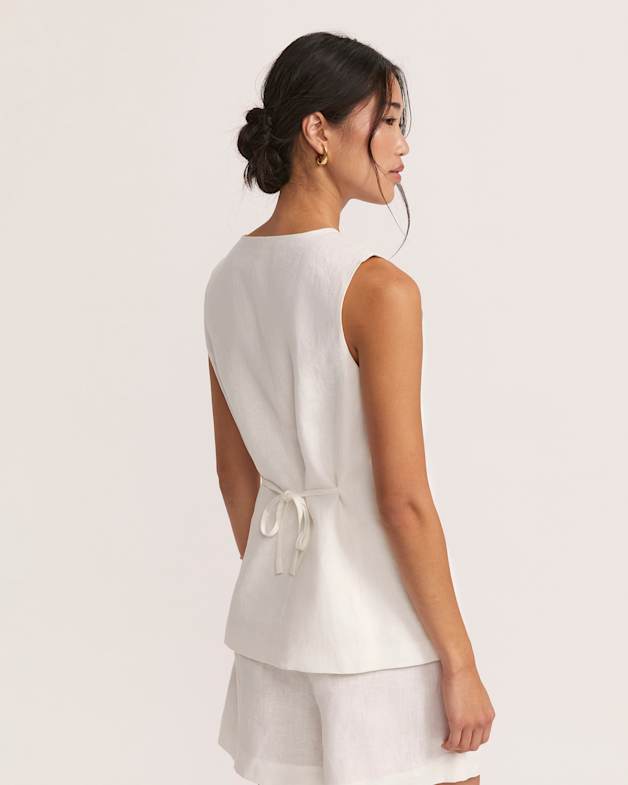 White vest dress 2025