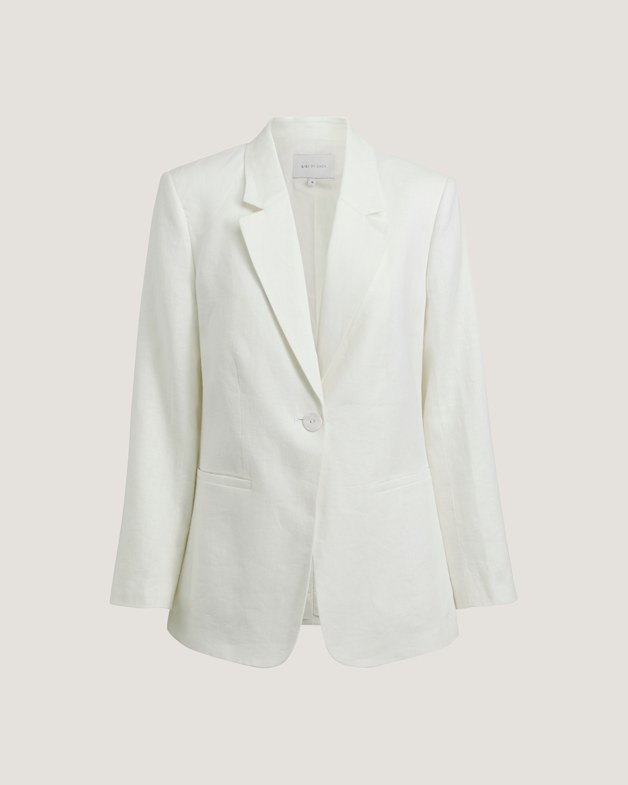 White linen jacket australia on sale