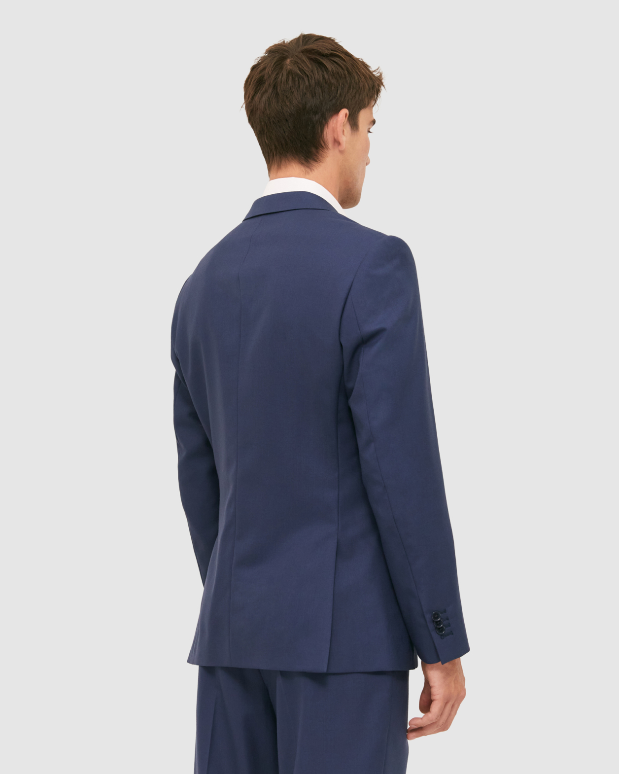Melbourne Wool Suit Jacket in BLUE