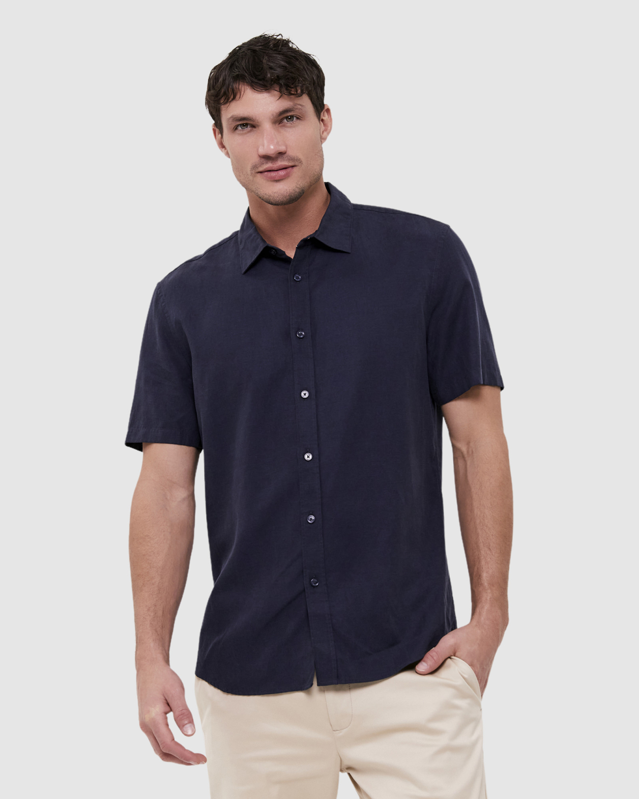 Sterne Short Sleeve Classic Shirt in INK
