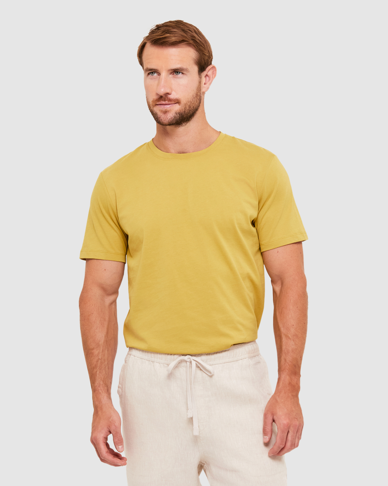 Super Soft Tee in CHARTREUSE