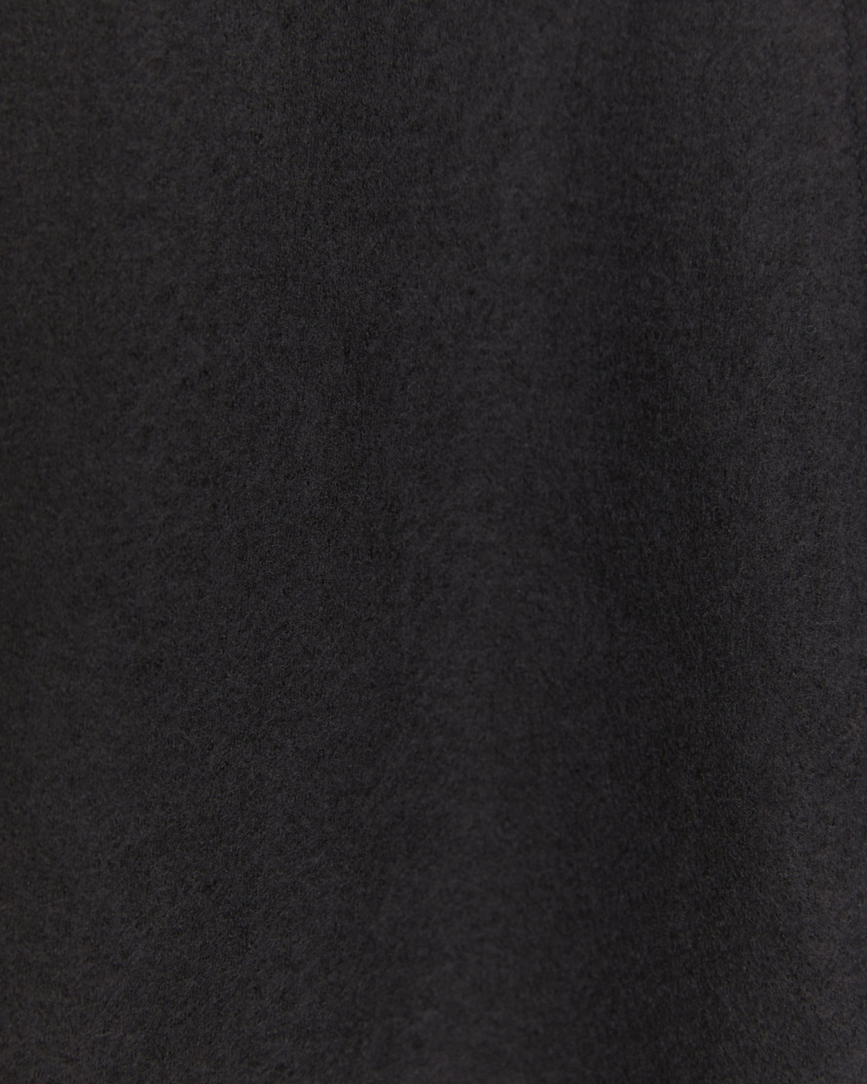 Karla Wool Longline Trench Coat in BLACK