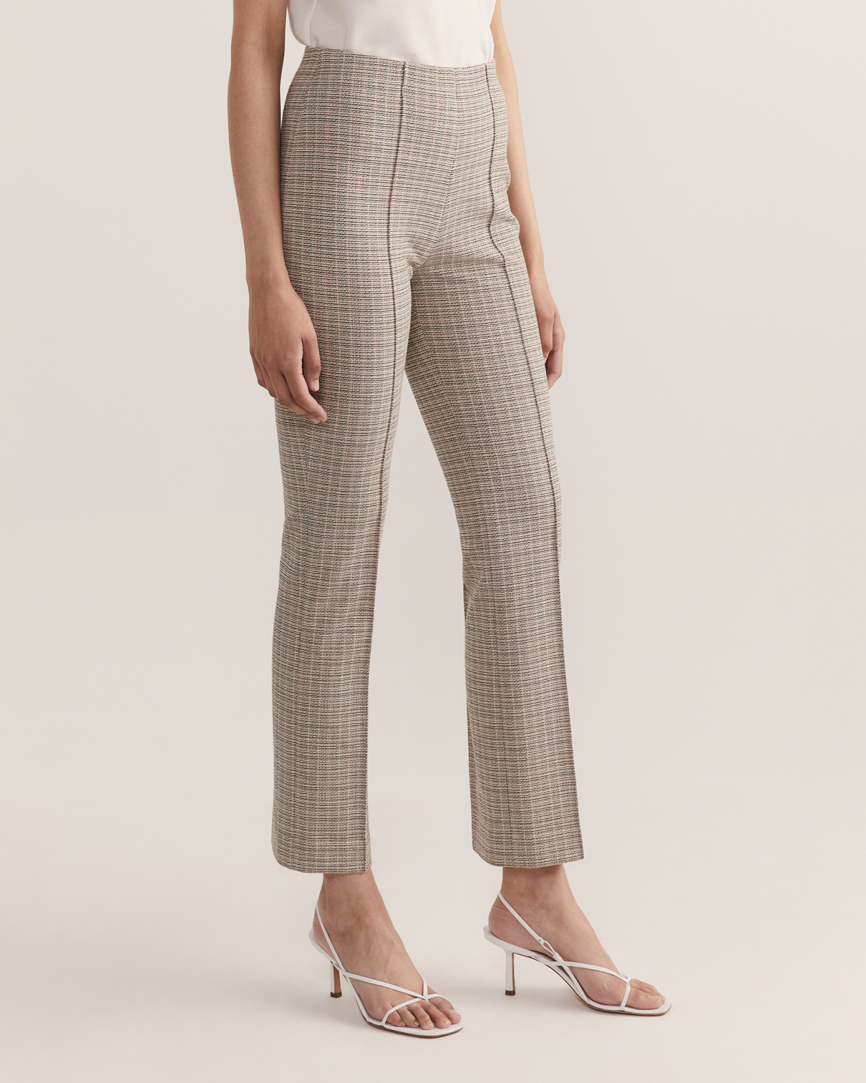Isla Check Pull On Pant in MULTI