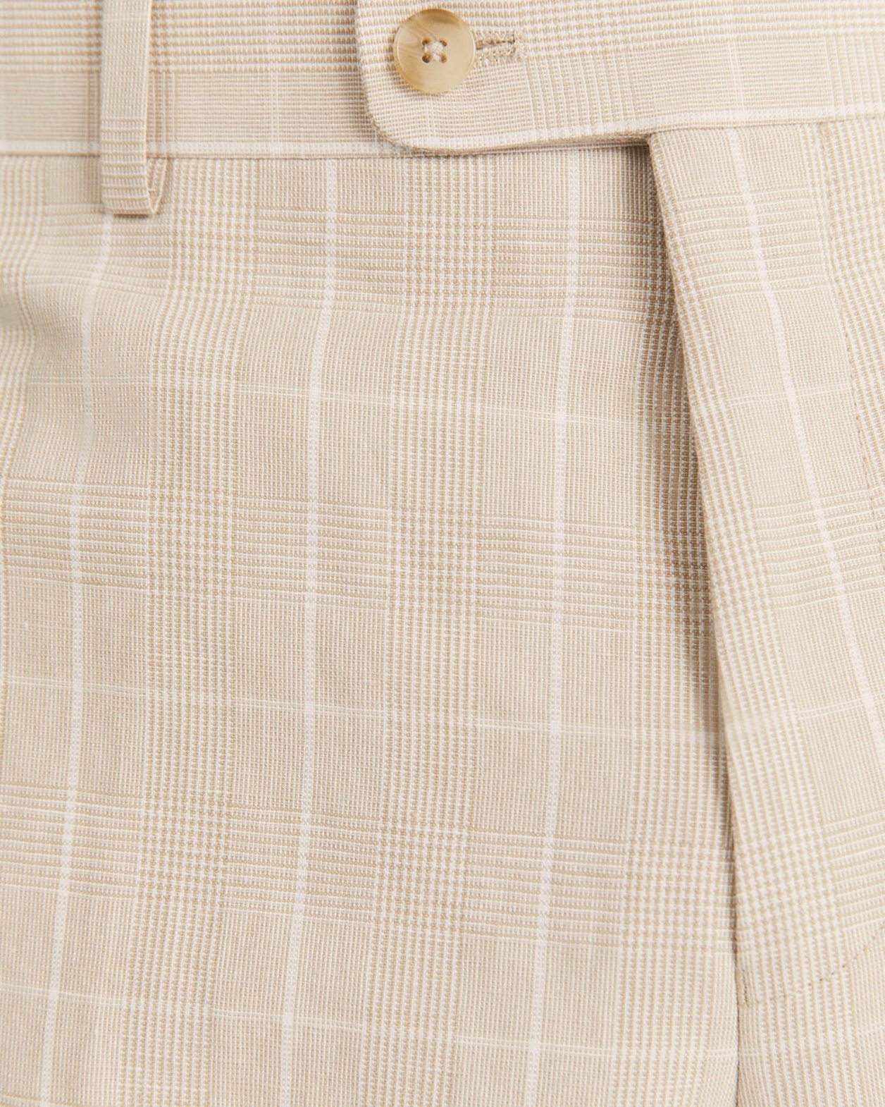 Hawke Cotton Linen Suit Pant in BEIGE