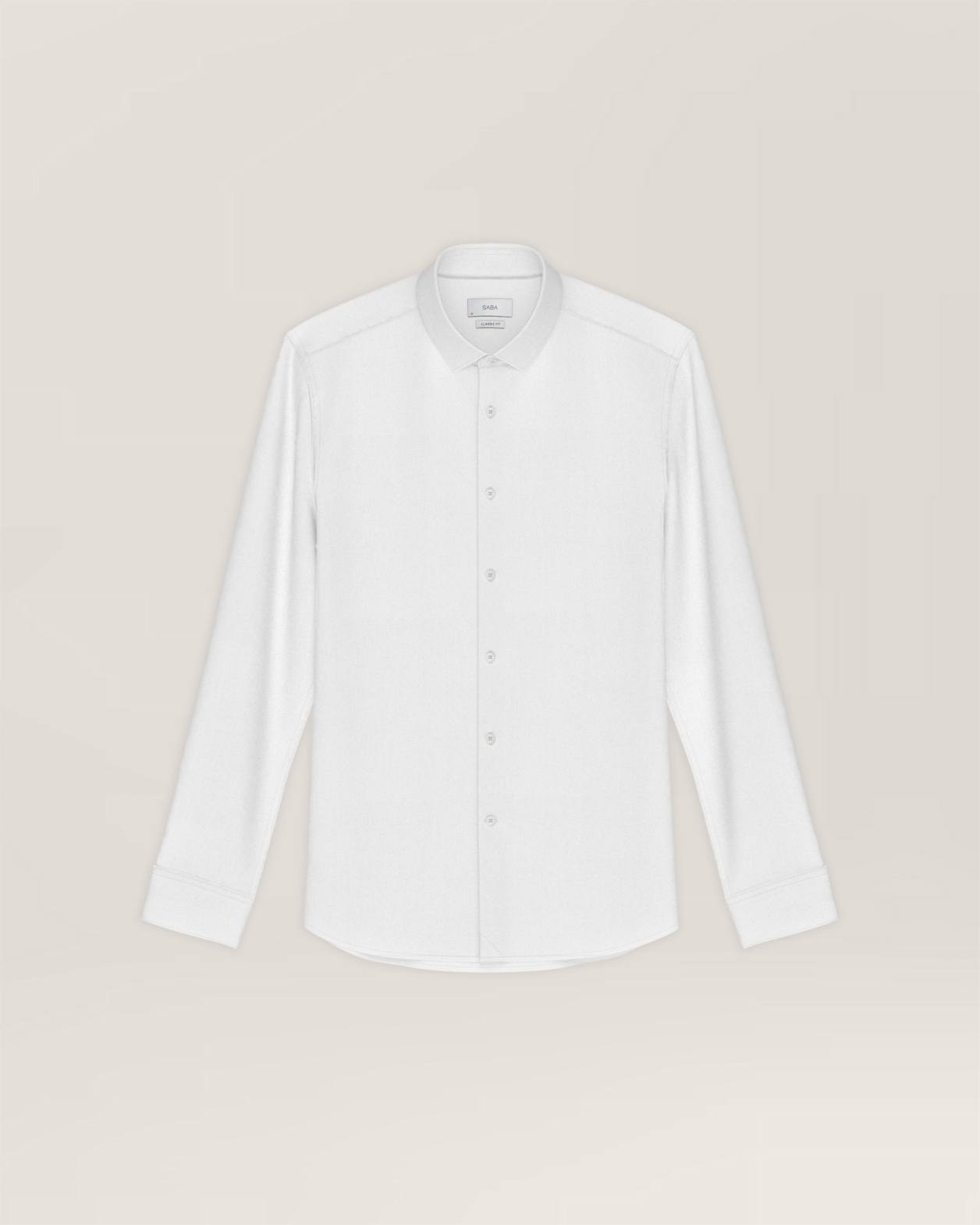 Justin Easy Care Shirt in WHITE