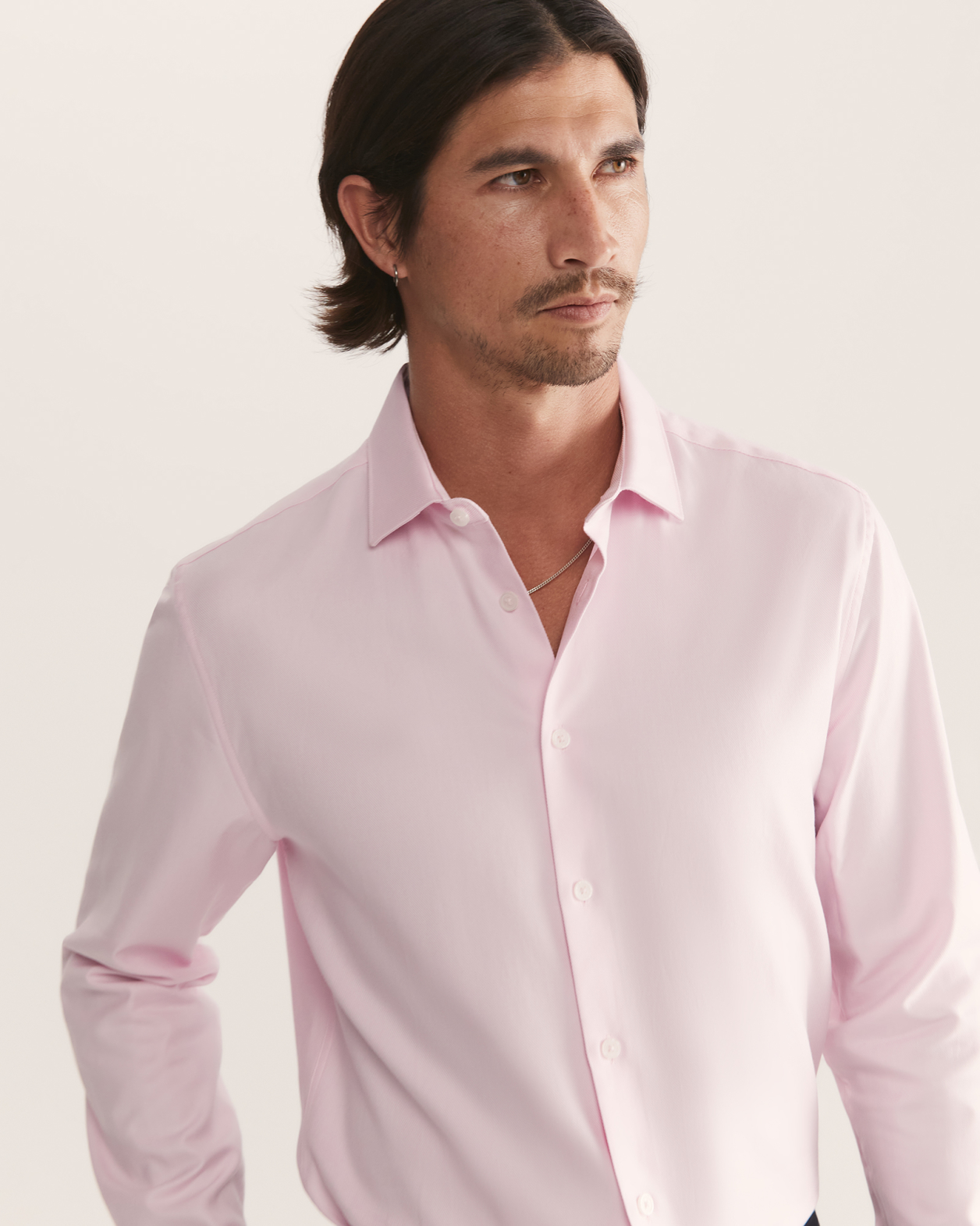 Munroe Easy Care Shirt in PINK