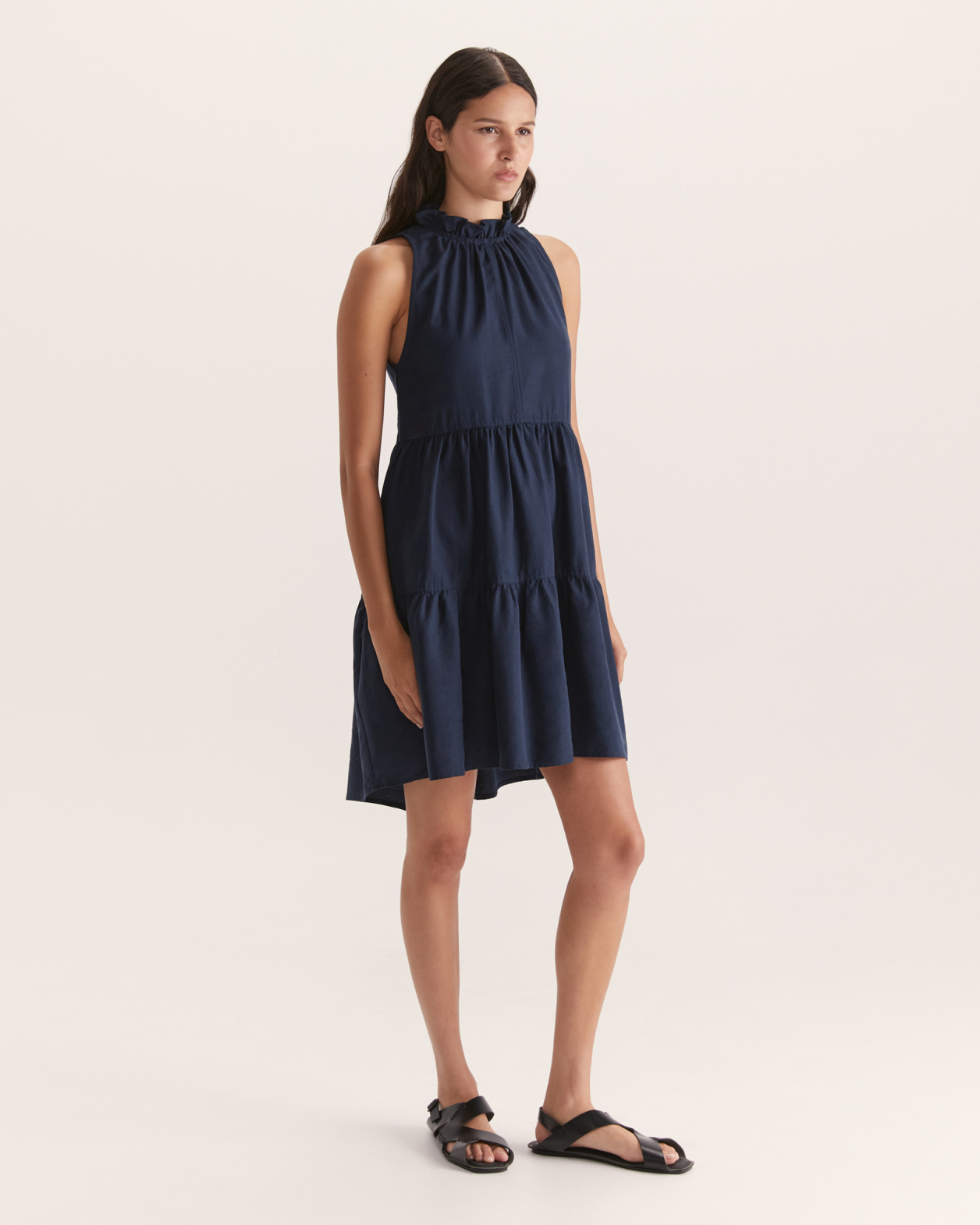 Saba eden tiered mini dress clearance