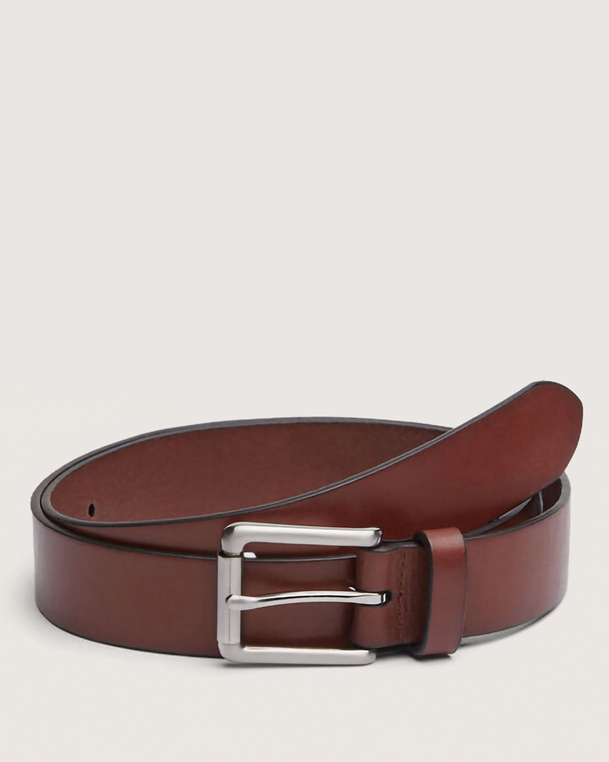 Casual Leather Belt in TAN
