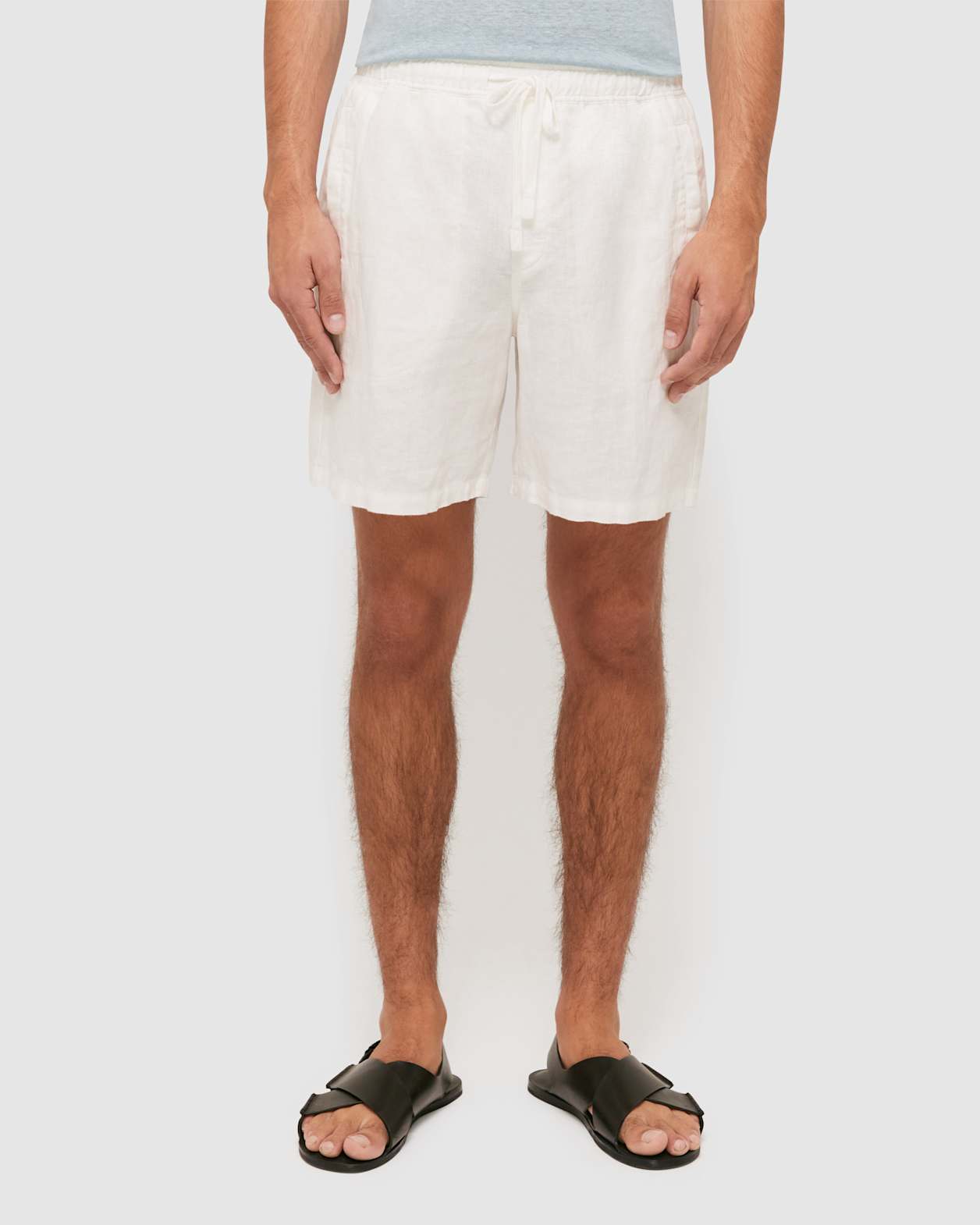 Kent Linen Short in WHITE