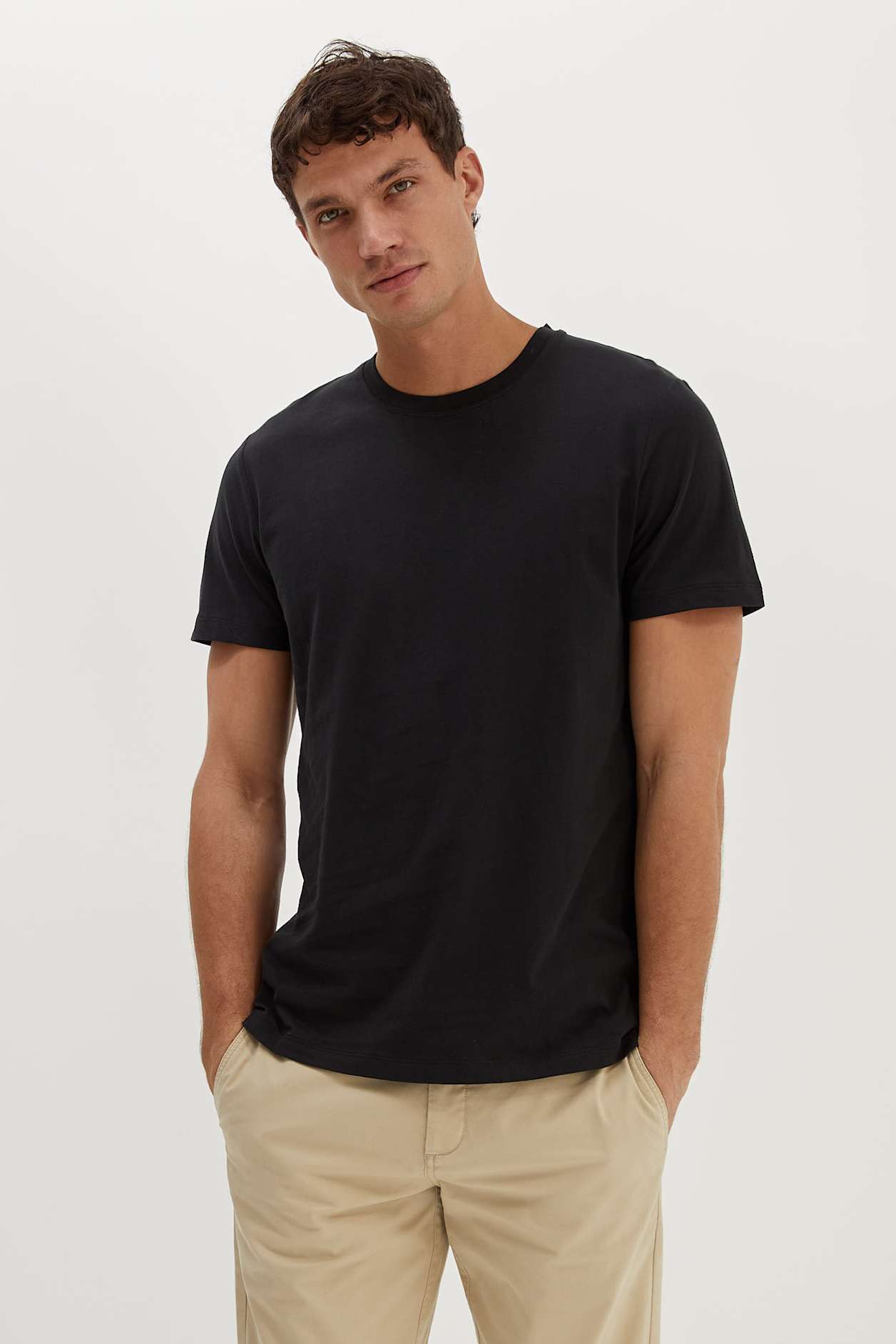 Super Soft Tee in WASHED BLACK