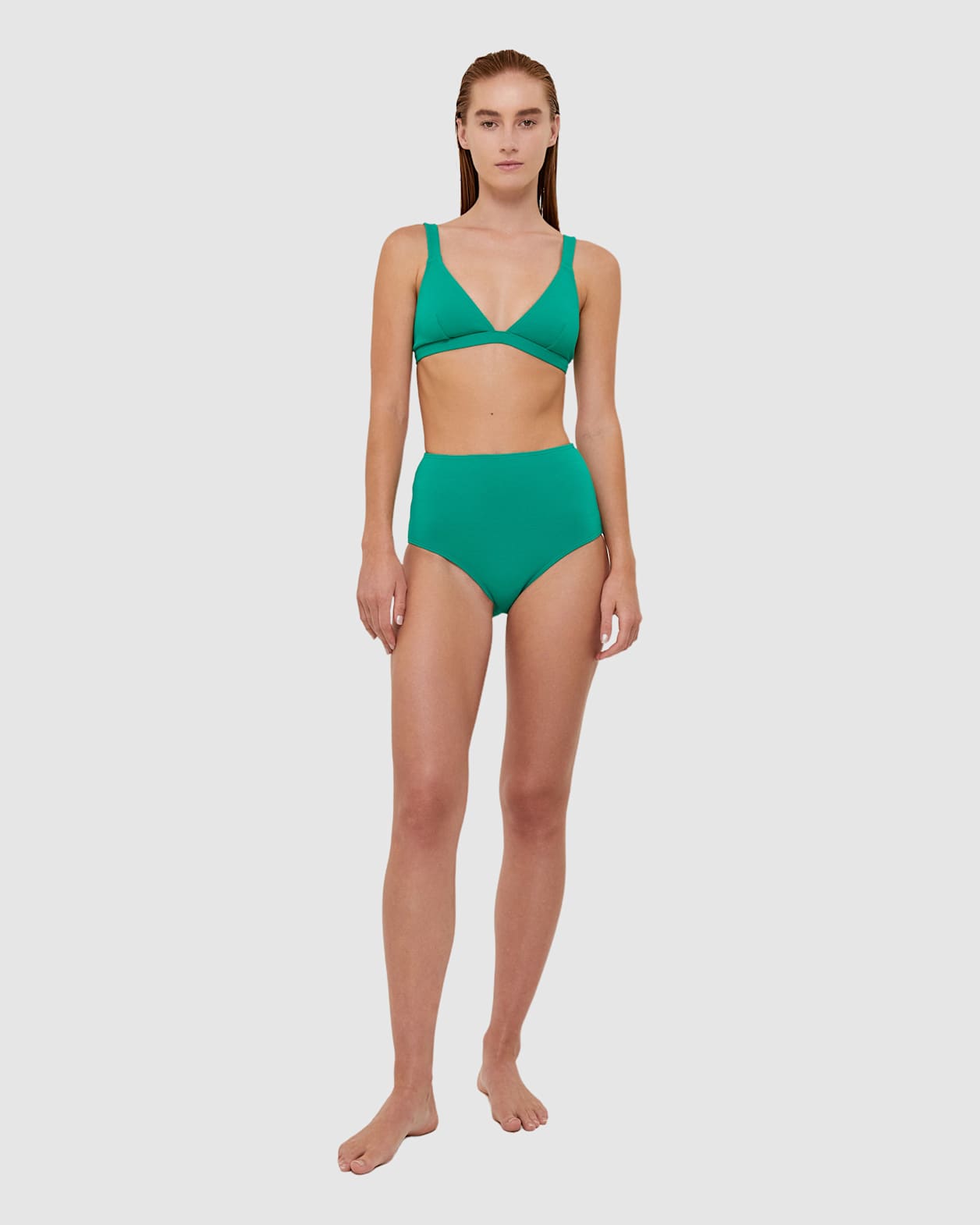 Koa Bikini Highwaist Pant in EMERALD