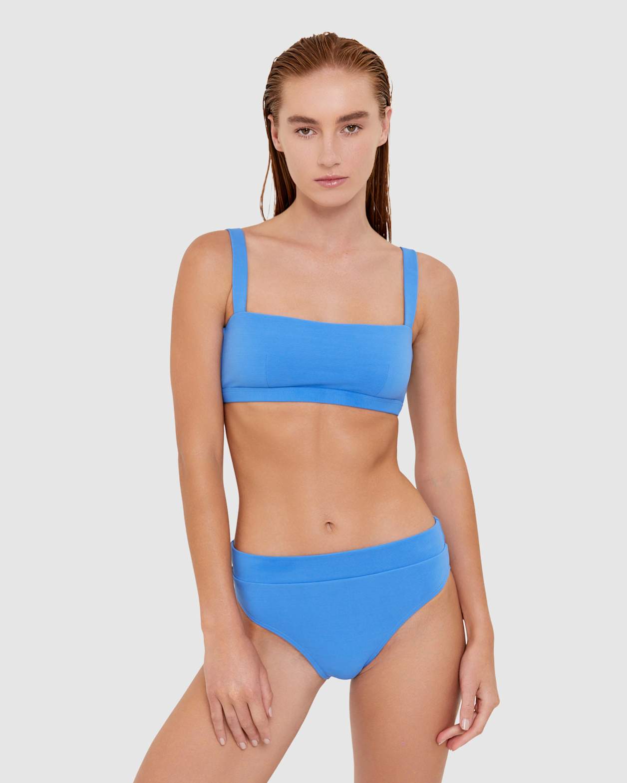 Koa Bikini Balconette Bra in CORNFLOWER