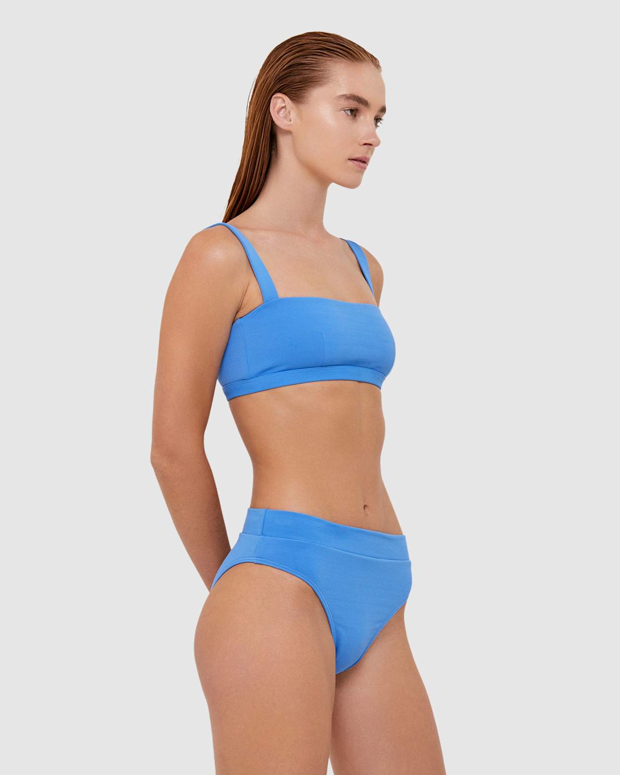 Koa Bikini Balconette Bra in CORNFLOWER