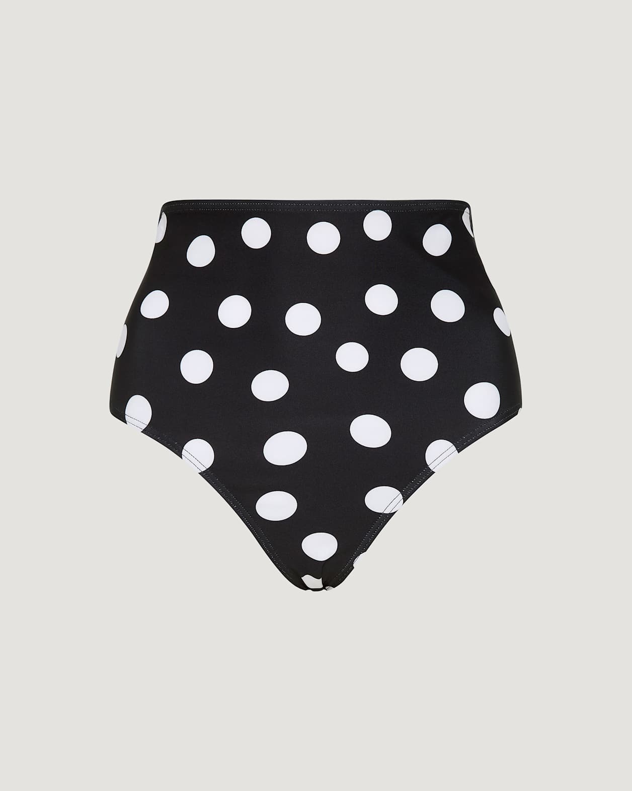 Elsa Bikini Highwaist Pant in BLACK/IVORY