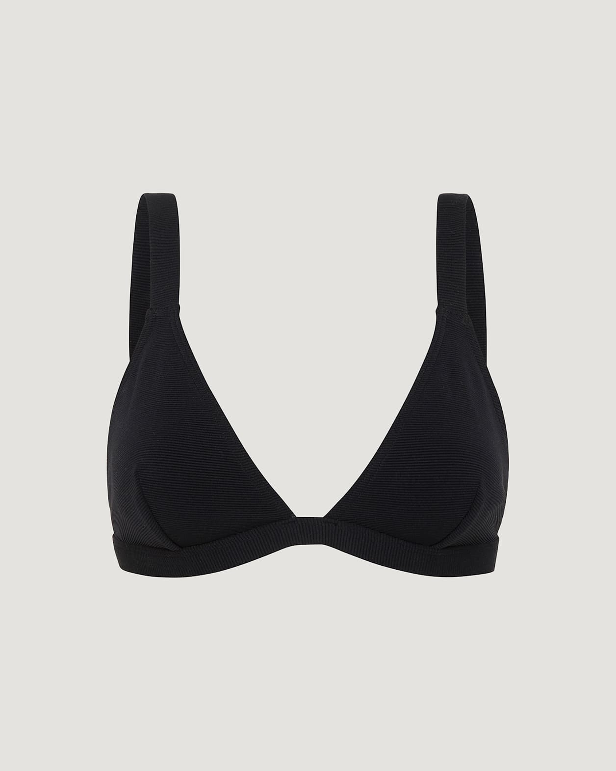 Koa Bikini Triangle Bra in BLACK
