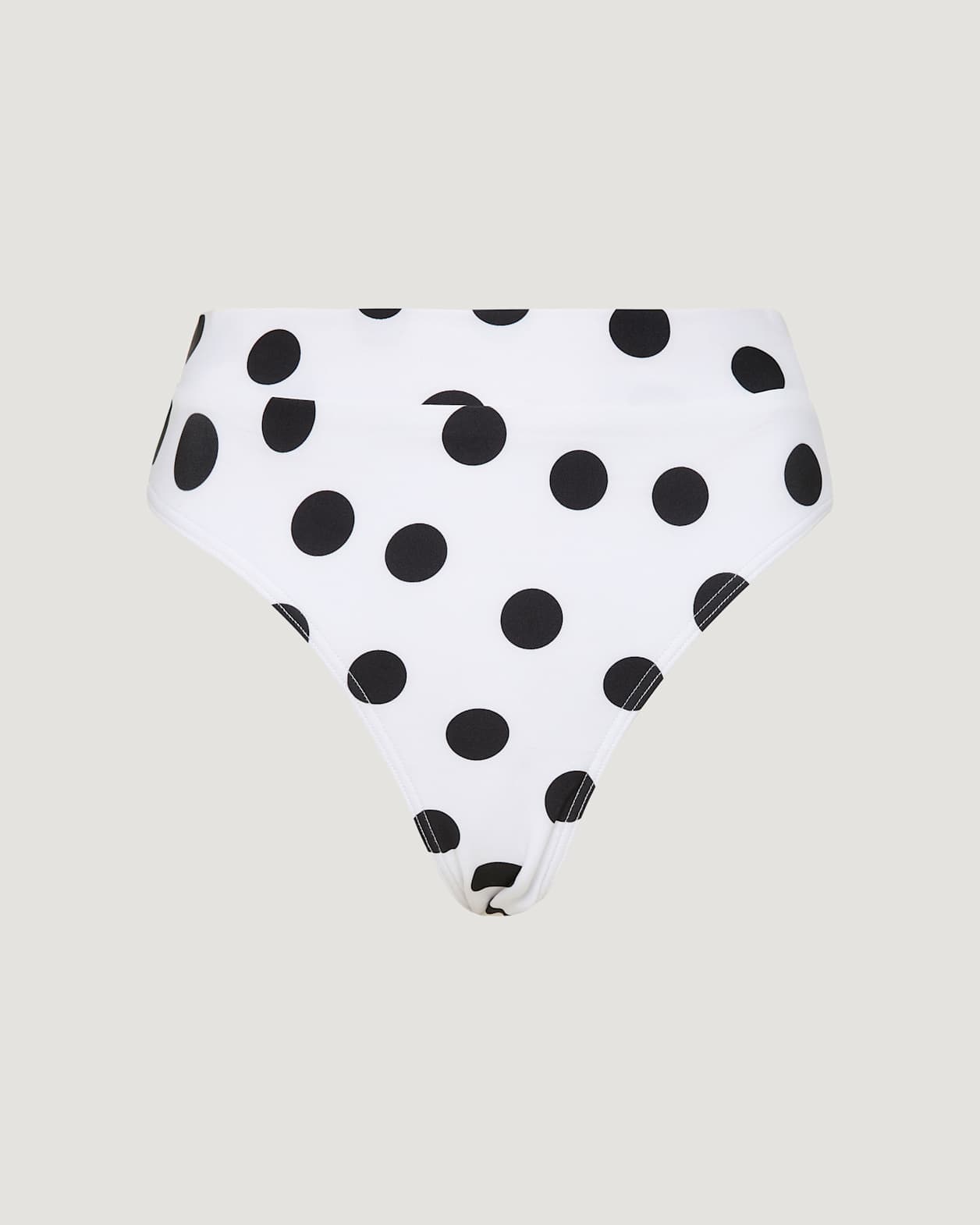 Elsa Bikini Mid Pant in IVORY/BLACK